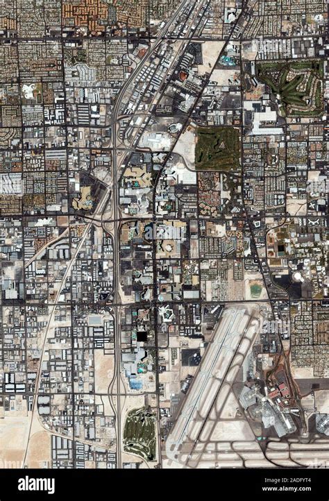 las vegas from satellite